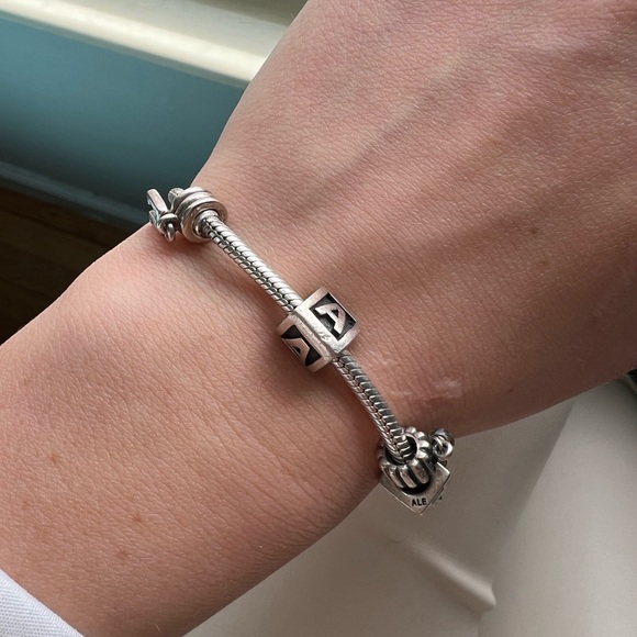 “A” Pandora Charm - Picture 3 of 8